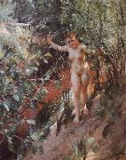 Anders Zorn Red sand oil